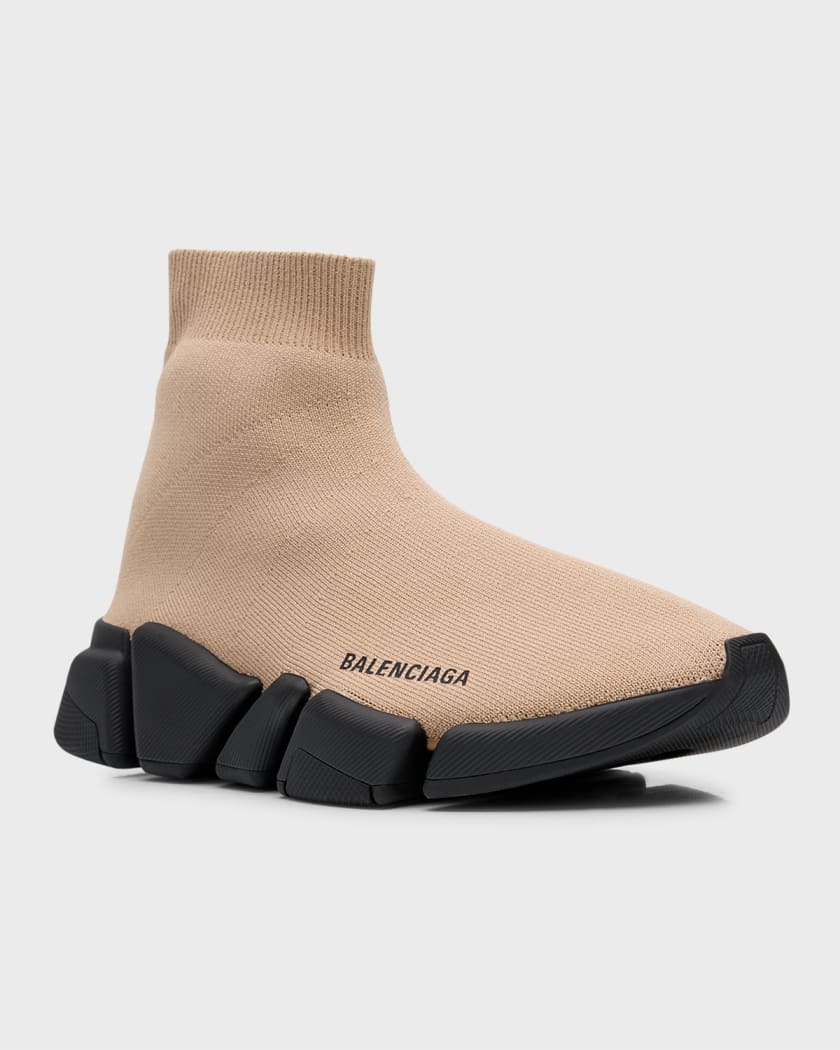 Beige balenciaga sock trainers store