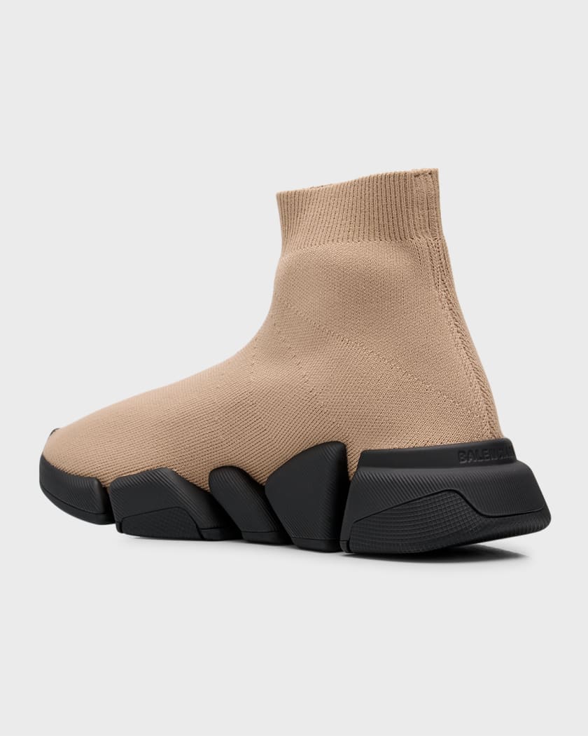 Balenciaga speed shop trainer low brown