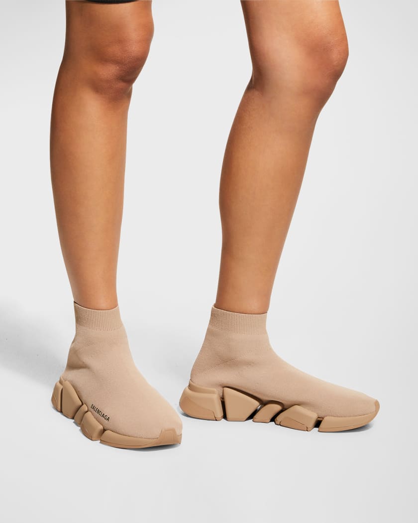 Speed 2.0 Recycled Knit Sneakers with Bicolor Sole