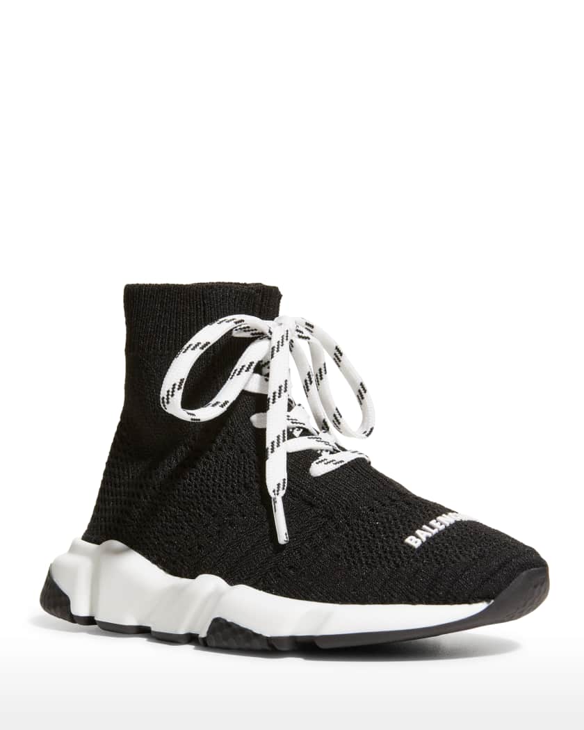 Kid's Speed Lace-Up Sock Sneakers