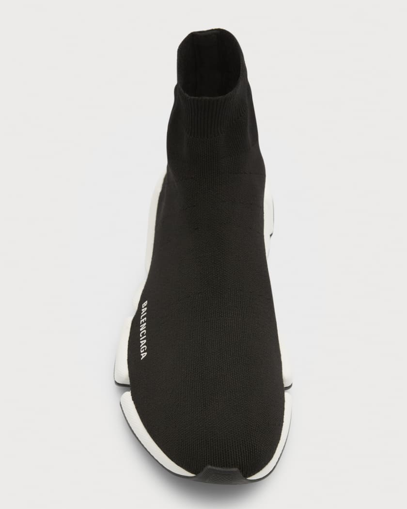 Balenciaga Speed Lt Clear Sock Sneakers in Black for Men