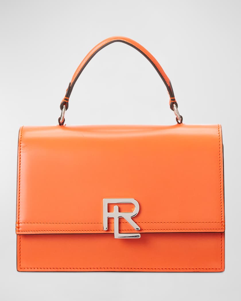 Valentino Orange Smooth Calfskin Leather VSLING Shoulder Bag