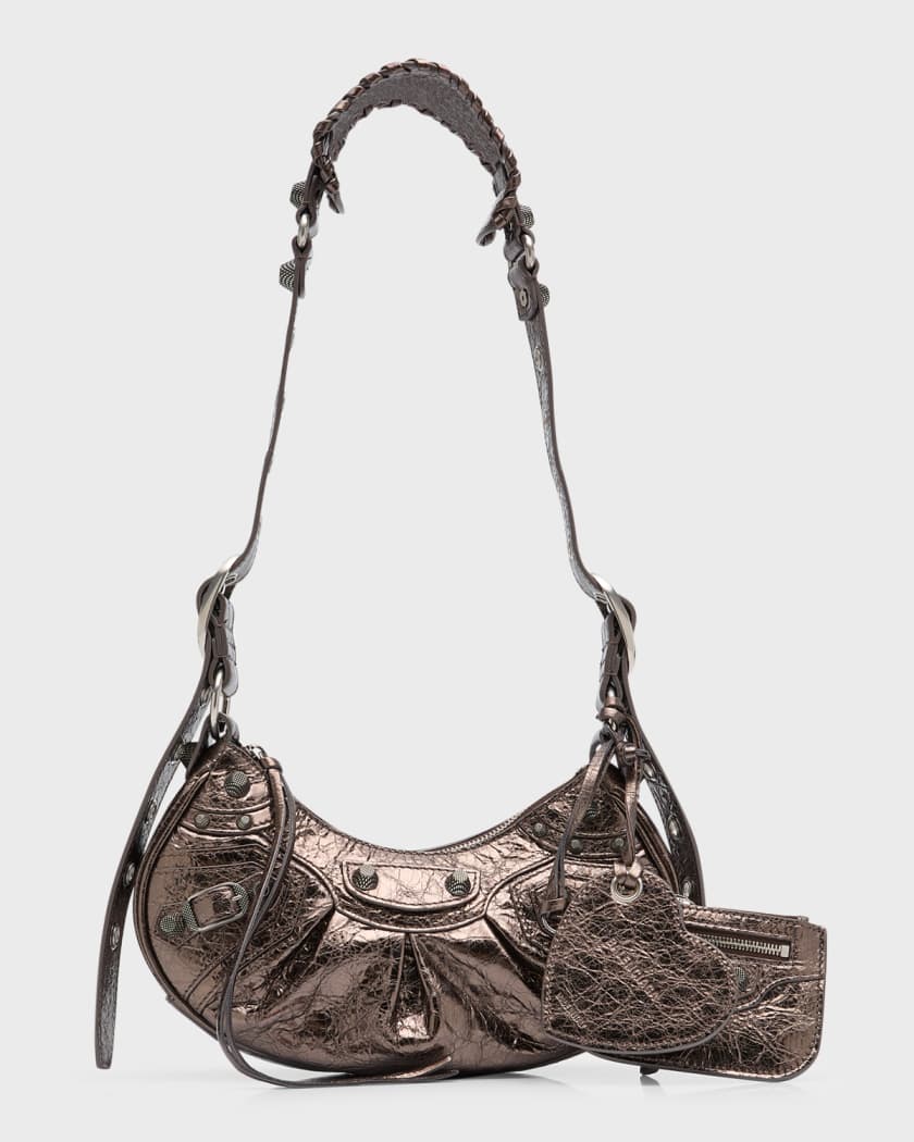 eksistens sjækel utilfredsstillende Balenciaga Cagole XS Metallic Stud Hobo Shoulder Bag | Neiman Marcus