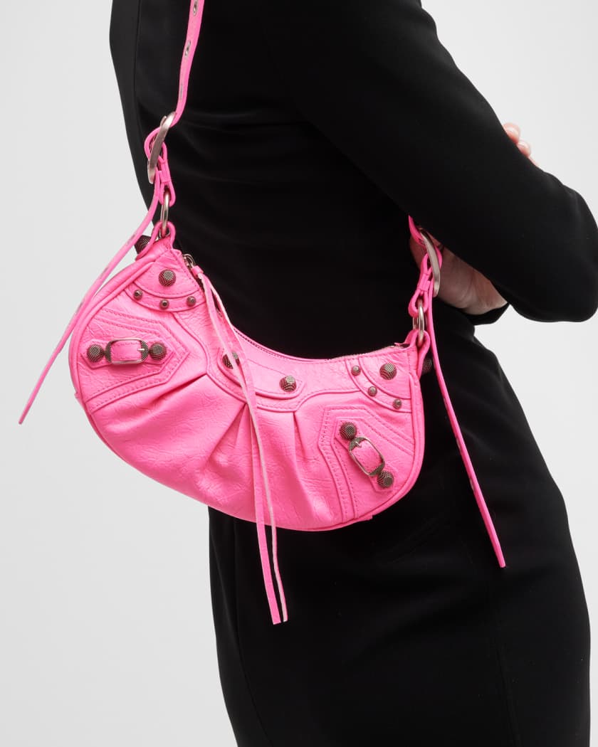 Balenciaga - Women's Le Cagole Xs Shoulder Bag - Pink - Leather