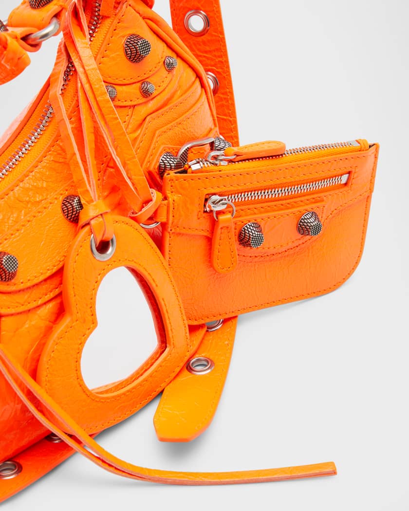 Balenciaga Orange Leather XS Tube Crossbody Bag ref.938999 - Joli