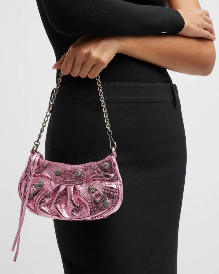 Balenciaga Le Cagole Mini Chain Shoulder Bag |