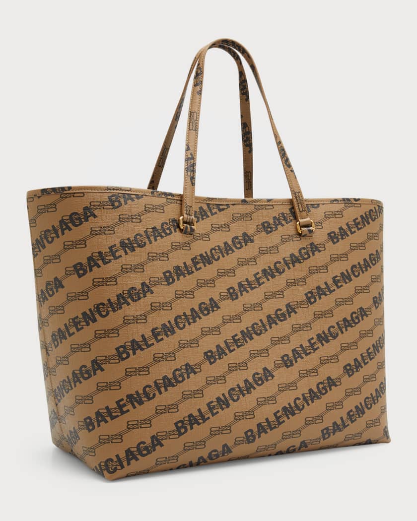 Signature BB Monogram Canvas Tote Bag
