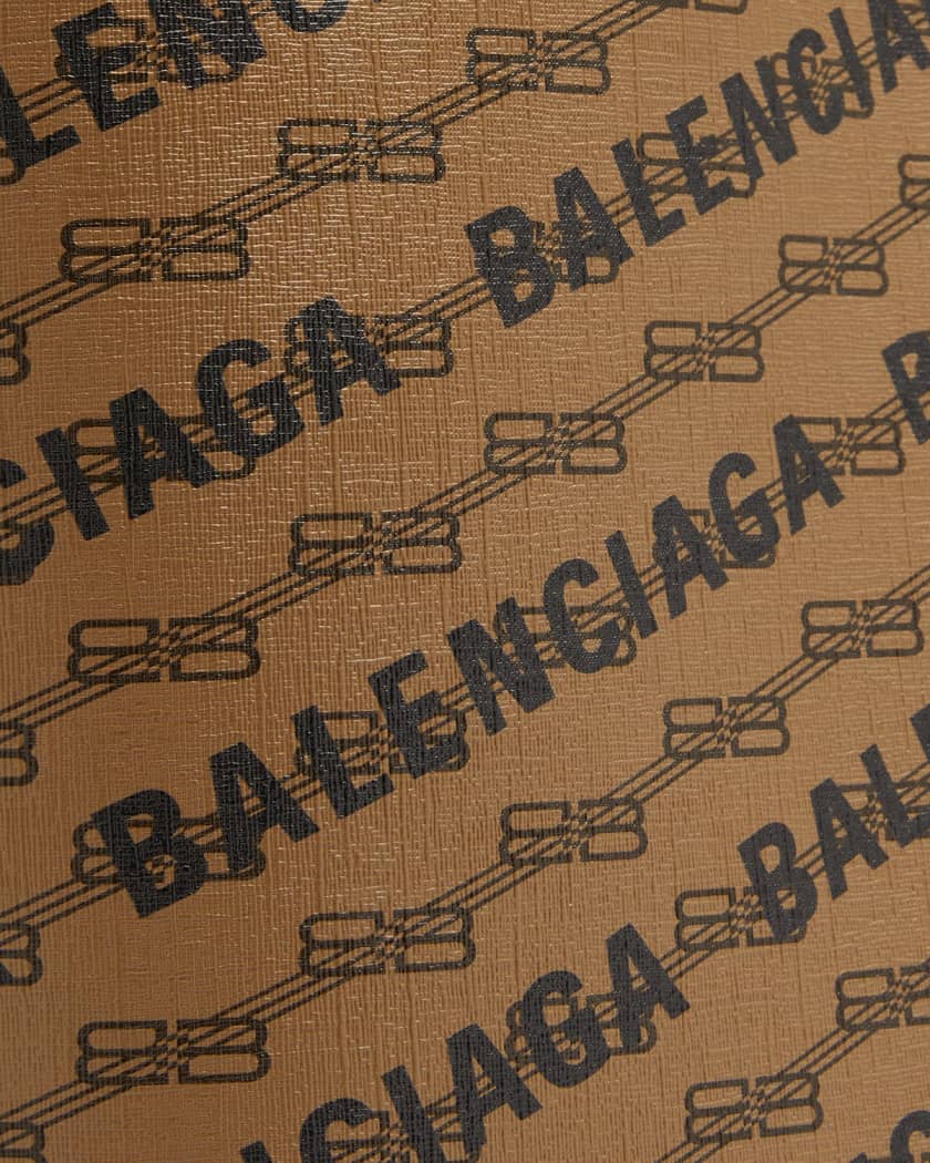 BB Signature Canvas Tote Bag in Beige - Balenciaga