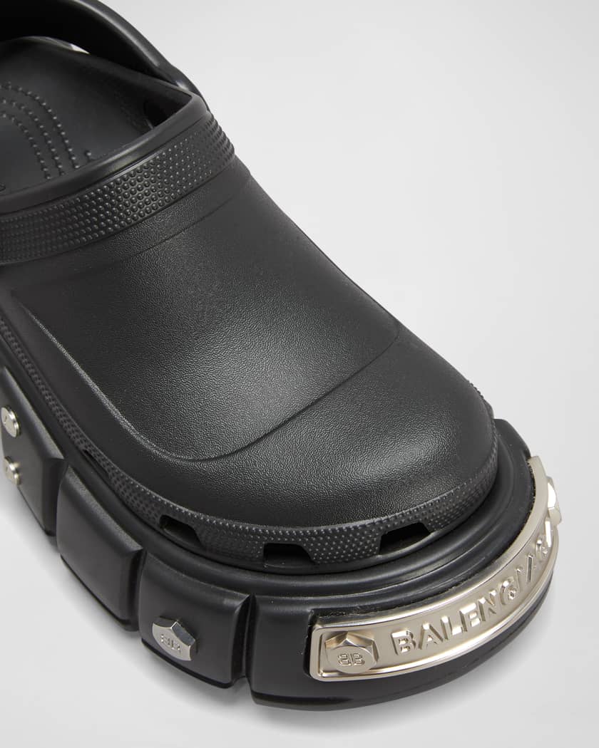 Balenciaga Crocs High Platform Black Balenciaga Hard Crocs Grailed