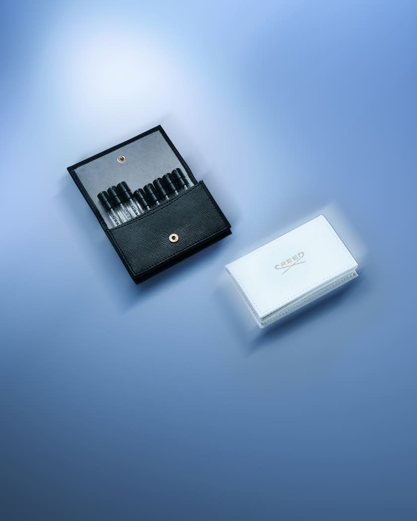 Men's Black Luxury Fragrance Wallet, 8 x 1.7 mL