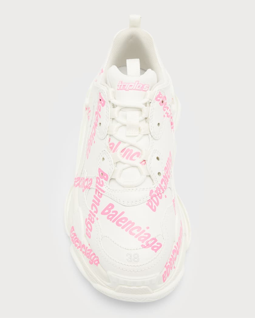 White balenciaga triple s womens clearance