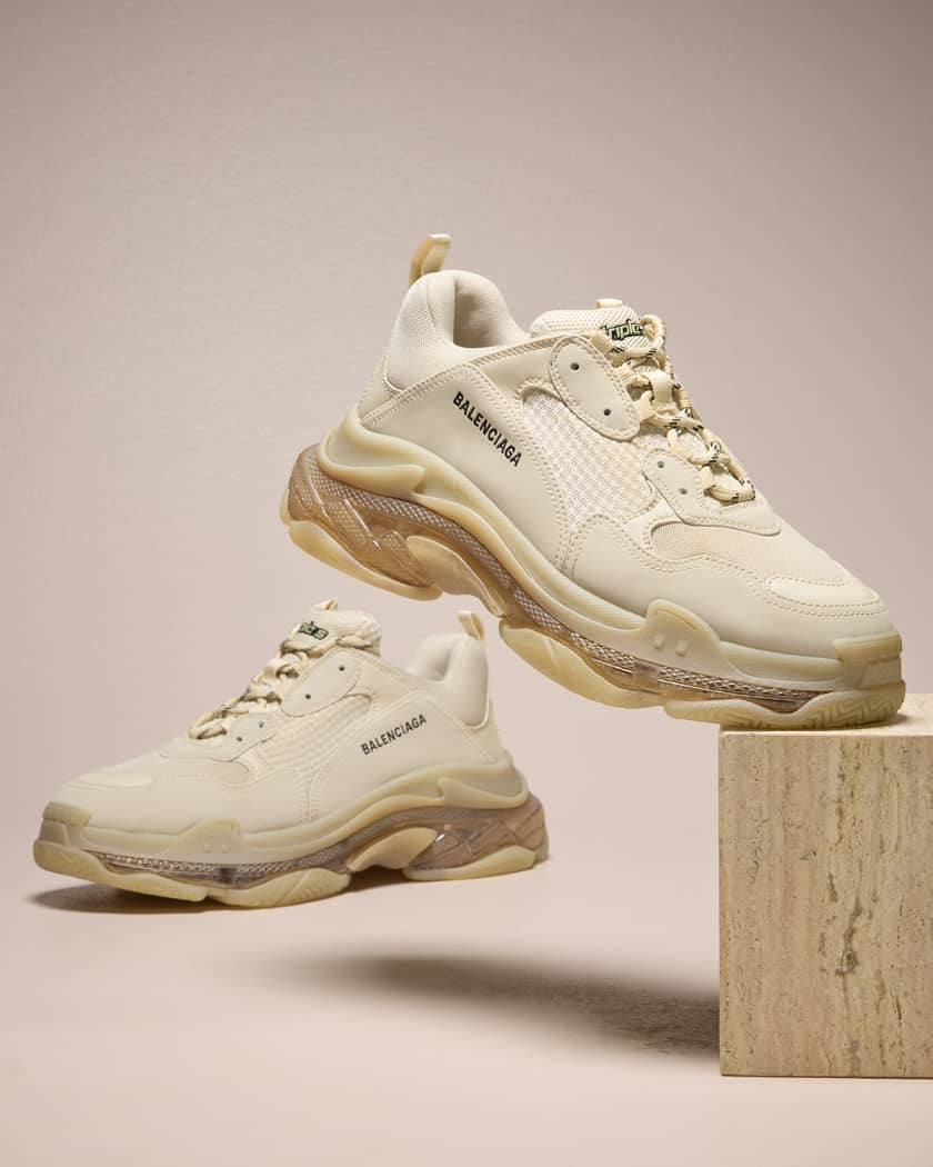 Balenciaga Triple S Sneaker 'Clear Sole - Orange' 541624W2GA17510 - KICKS  CREW