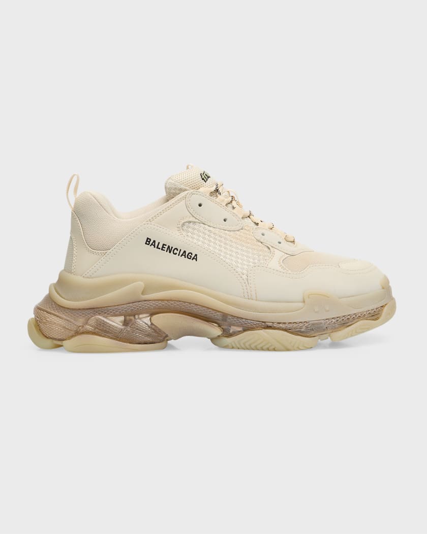 Balenciaga Men's Triple S Sketch Sneakers - White - Size 7