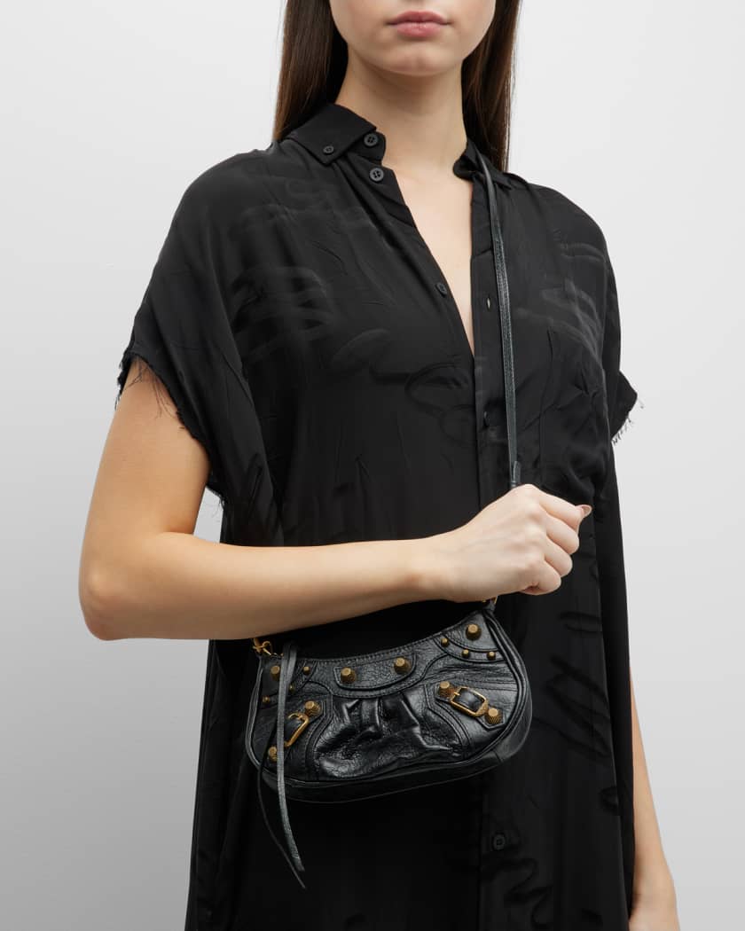 Balenciaga - Le Cagole Mini Crossbody Bag in Black Balenciaga