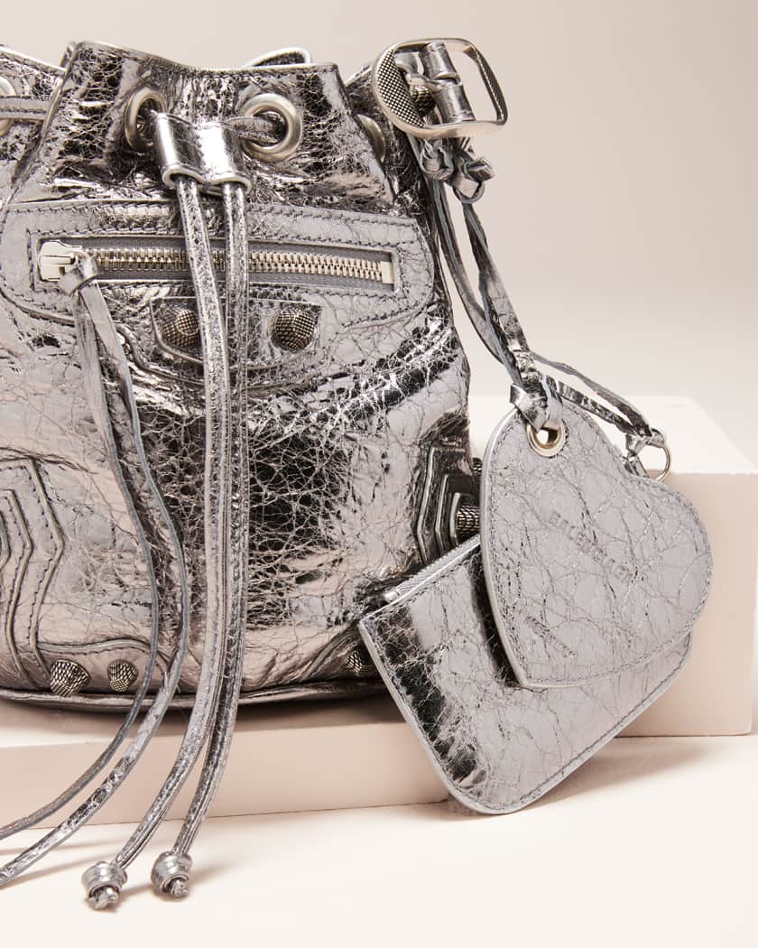Balenciaga XS Leather Bucket Bag | Neiman Marcus