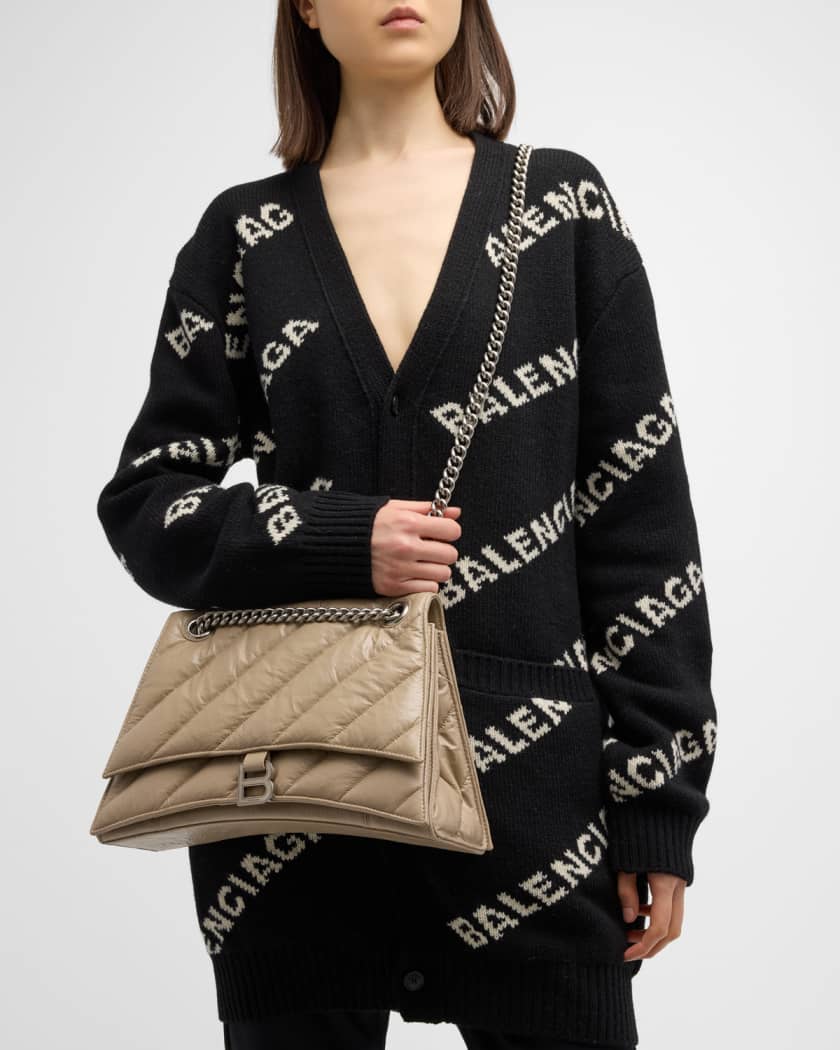 Crush Large' shoulder bag Balenciaga - De-iceShops Liechtenstein - Prada  quilted logo shoulder bag