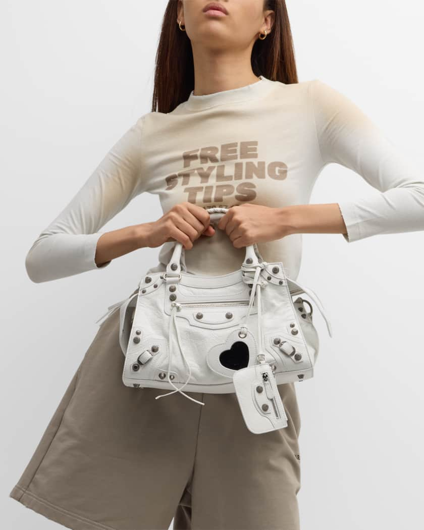 Women's Neo Cagole City Small Handbag in Optic White