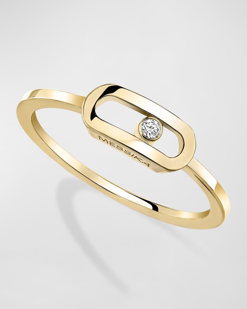 Move Uno 18K White Gold 1 Diamond Ring Neiman Marcus