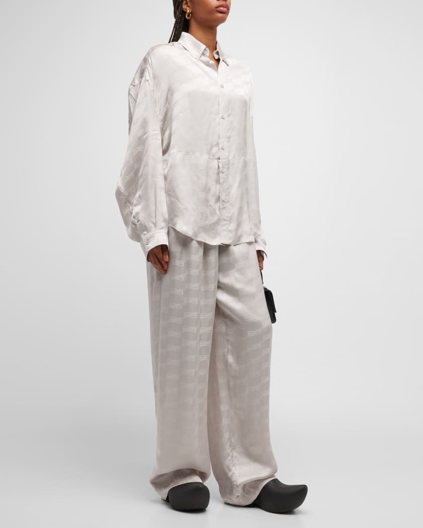 口コミ・レビューで人気商品を探そう Sleeve Twisted Monogram BB Balenciaga Shirt Marcus Neiman | トップス