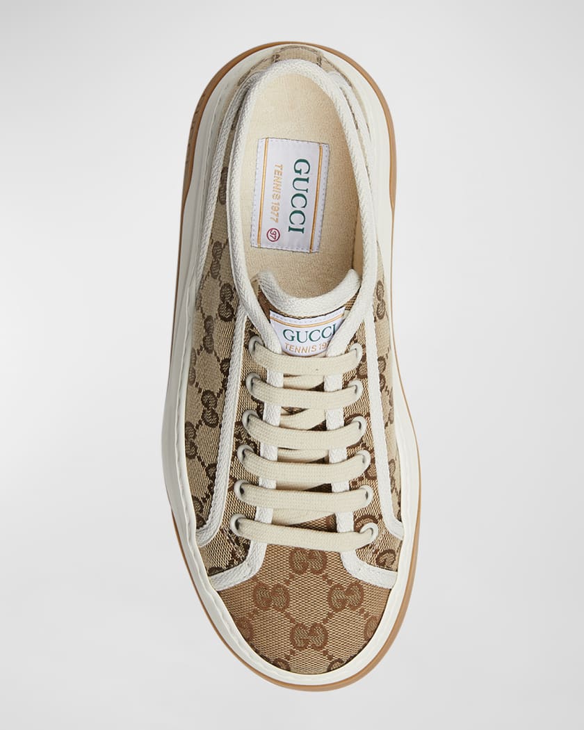 GG Canvas Low-Top Platform Sneakers