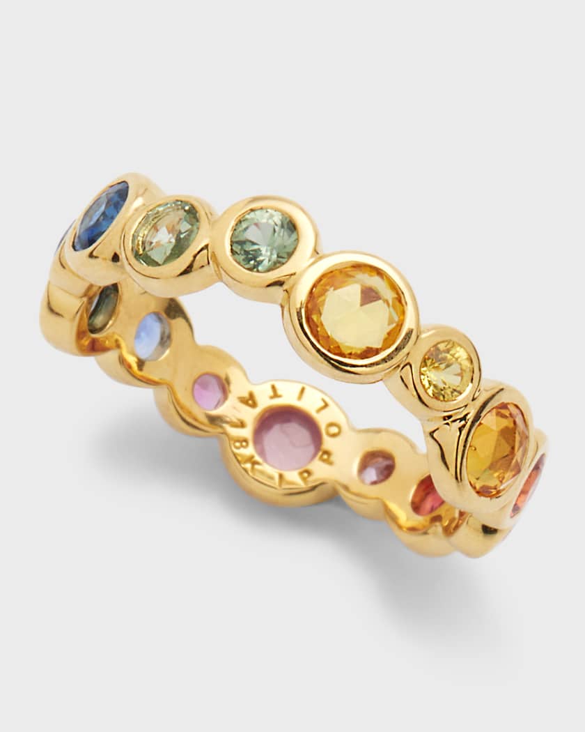 Rainbow sales stardust ring