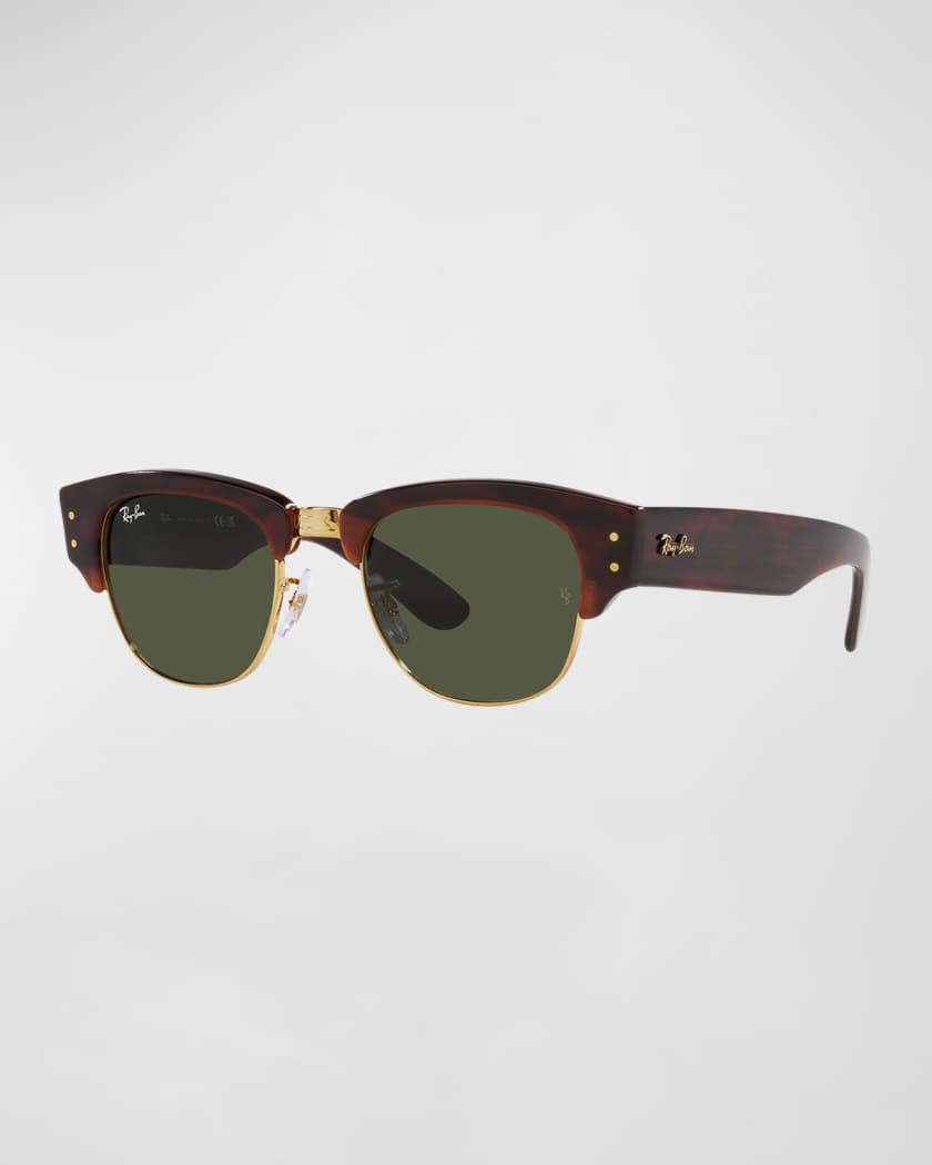 Ray Ban Men s Mega Clubmaster Square Plastic Crystal Sunglasses