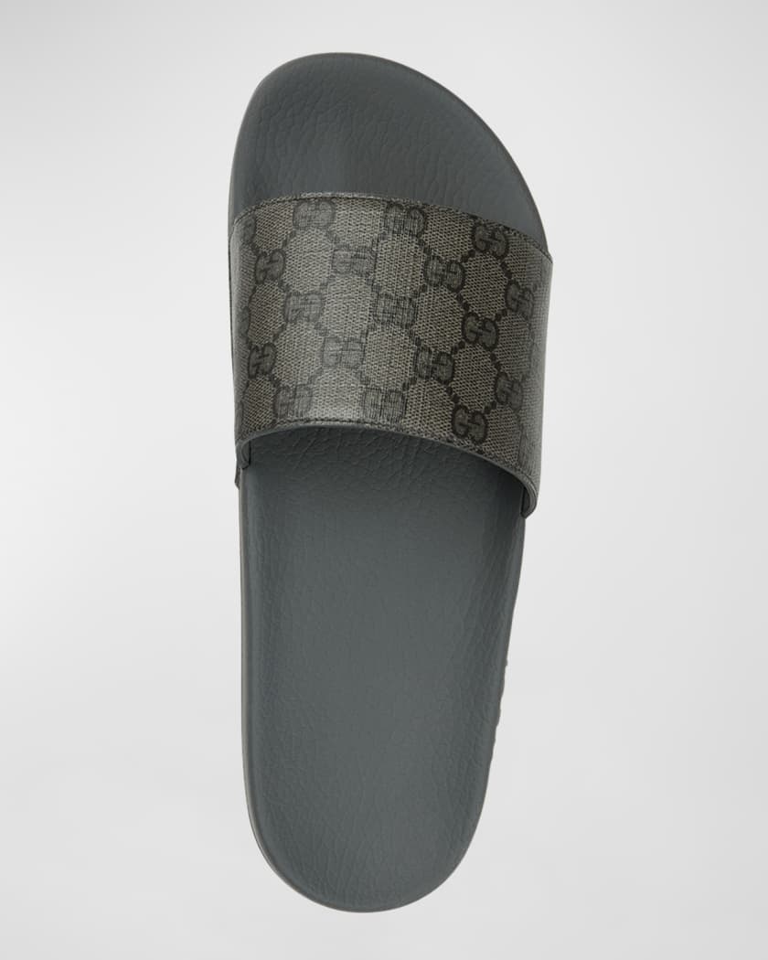 Men's GG Supreme Canvas Slide Sandals