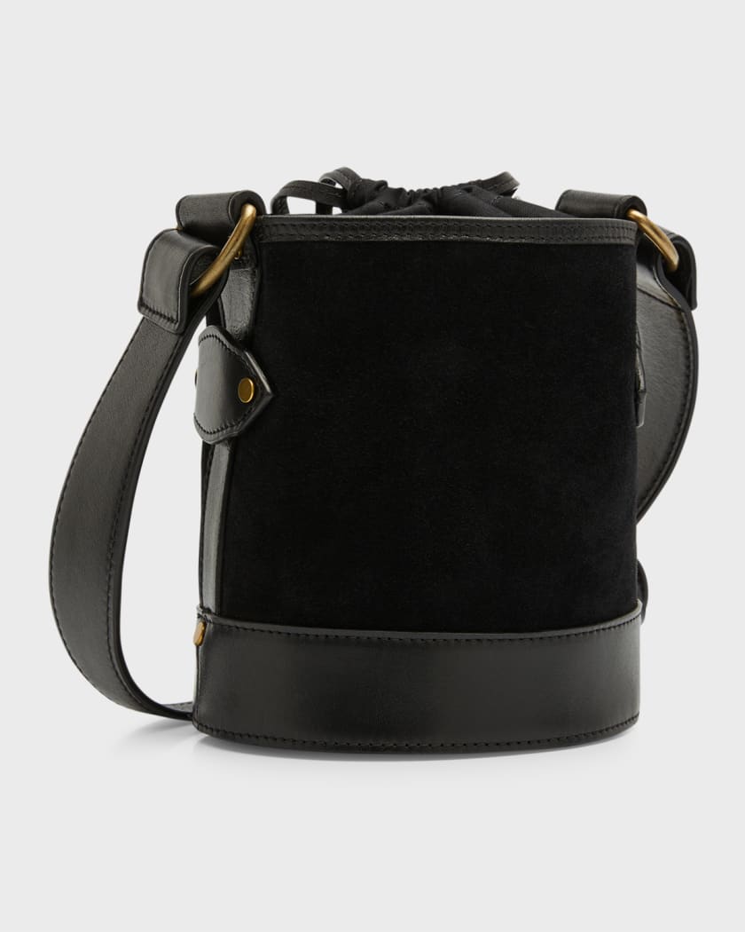 Isabel Marant Samara Suede & Leather Bucket Bag