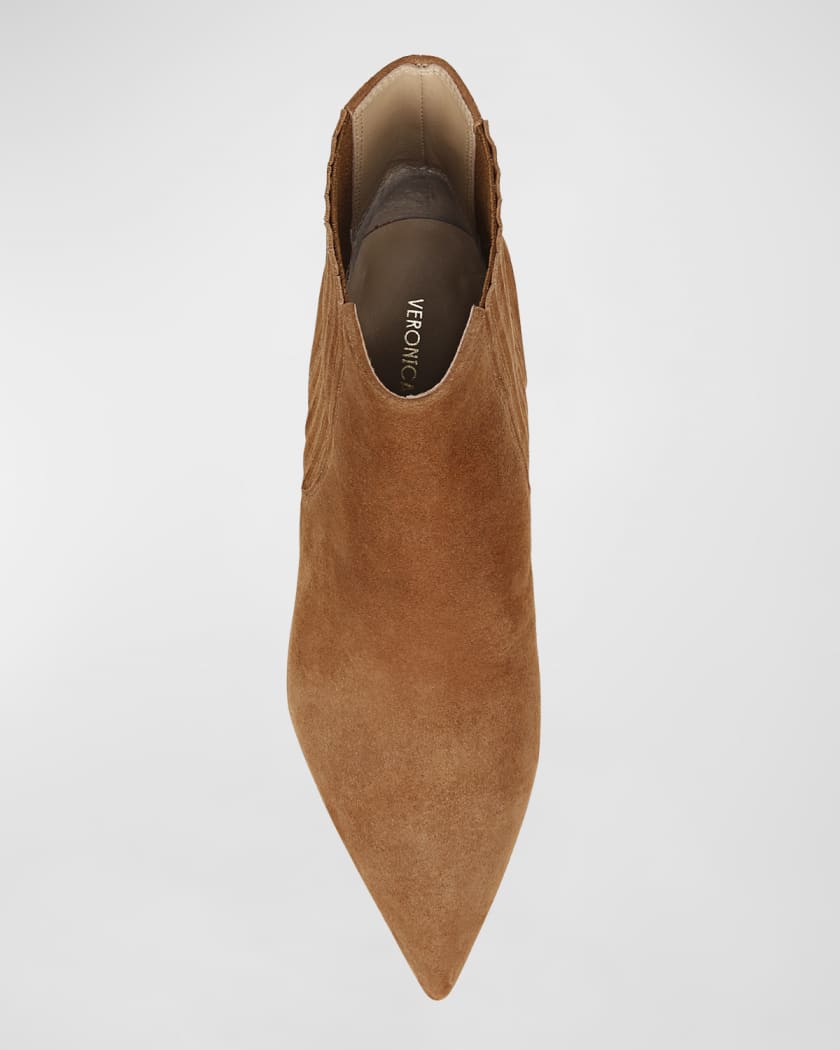 Lisa Suede Stiletto Chelsea Booties