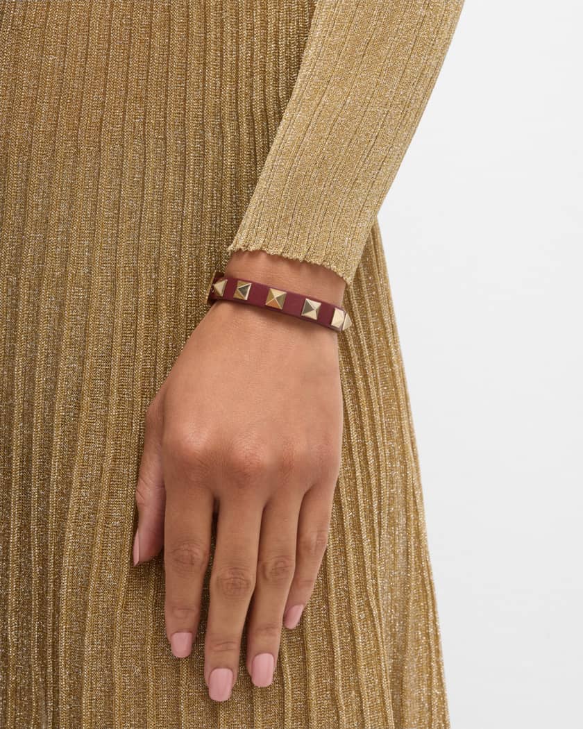 Valentino Garavani Gold Rockstud Cuff Bracelet