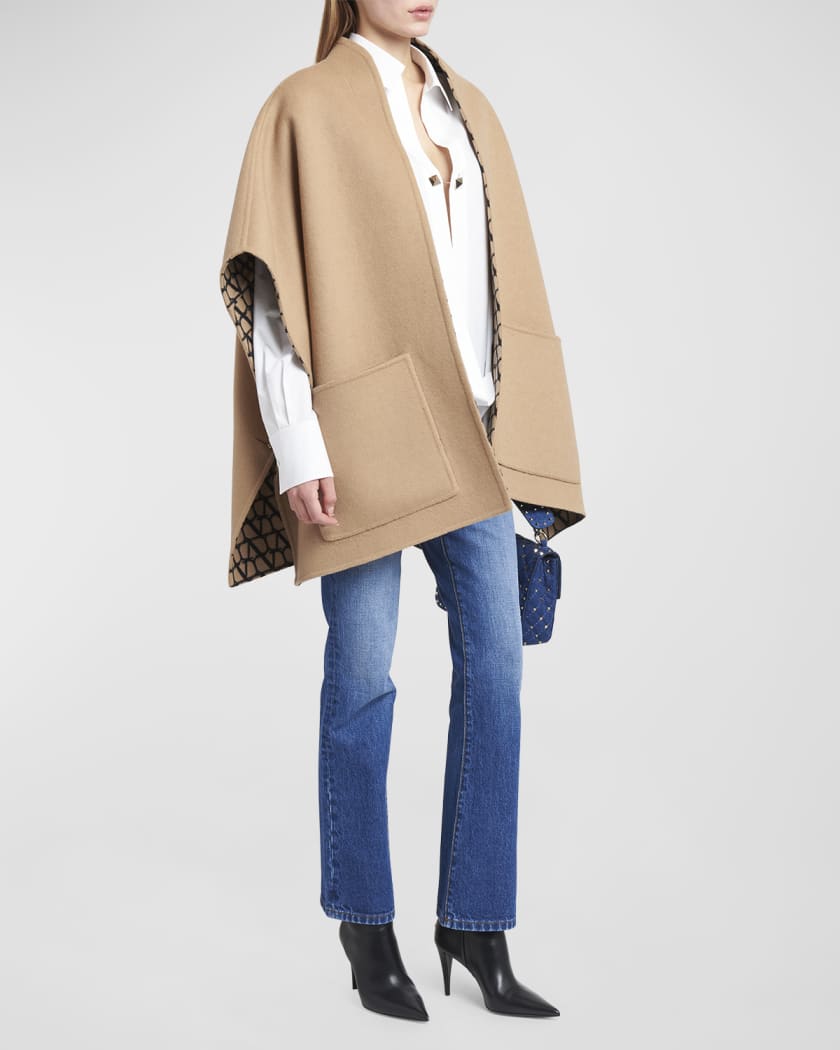 Valentino shop cape coat
