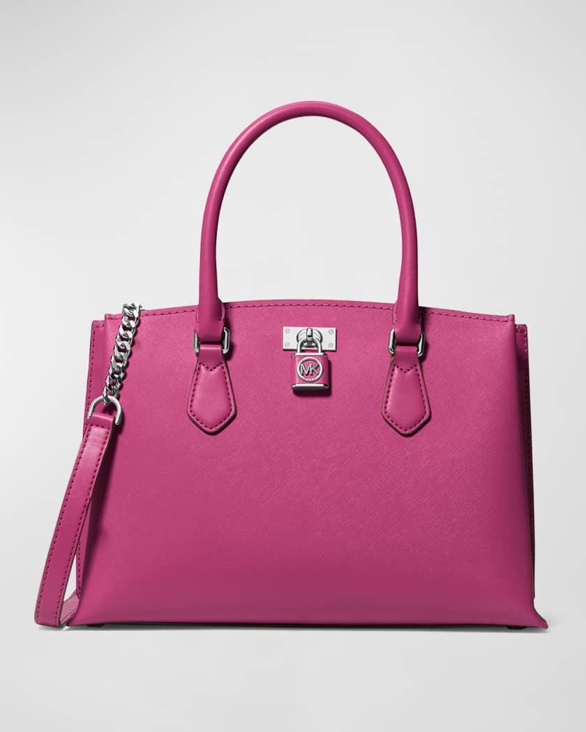 Medium Calf Leather Satchel Bag