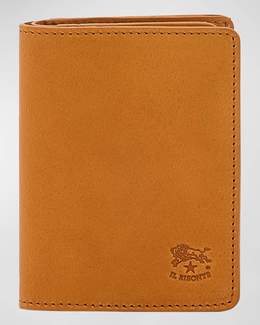 Il Bisonte Men's Oriuolo Leather Bifold Card Holder | Neiman Marcus