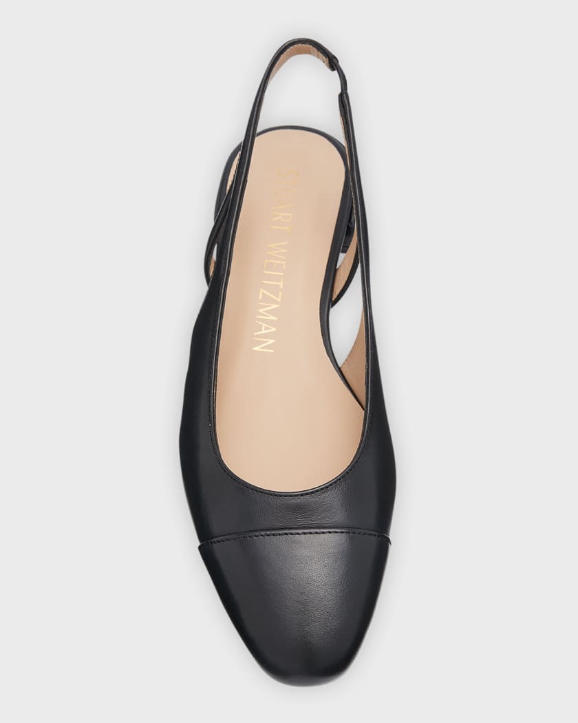 Calfskin Slingback Ballerina Flats