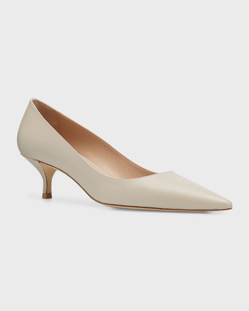 Stuart weitzman outlet kitten heel pumps