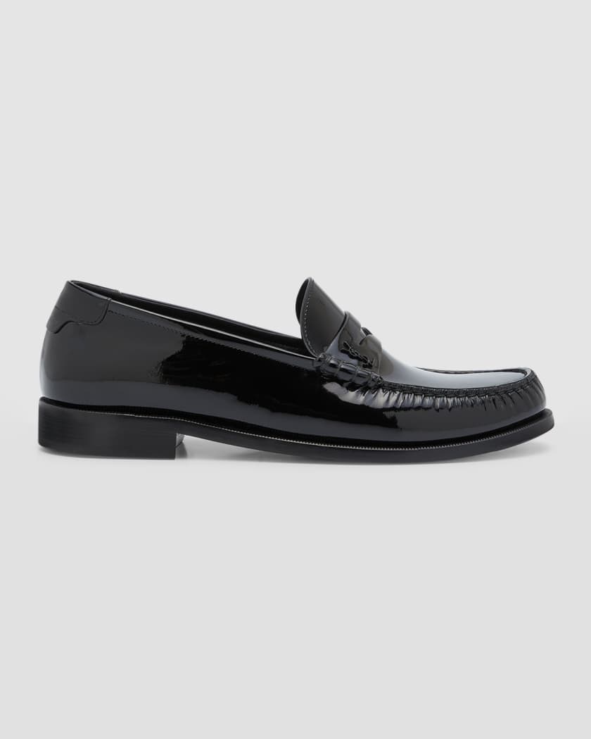 Glossy Penny Loafers