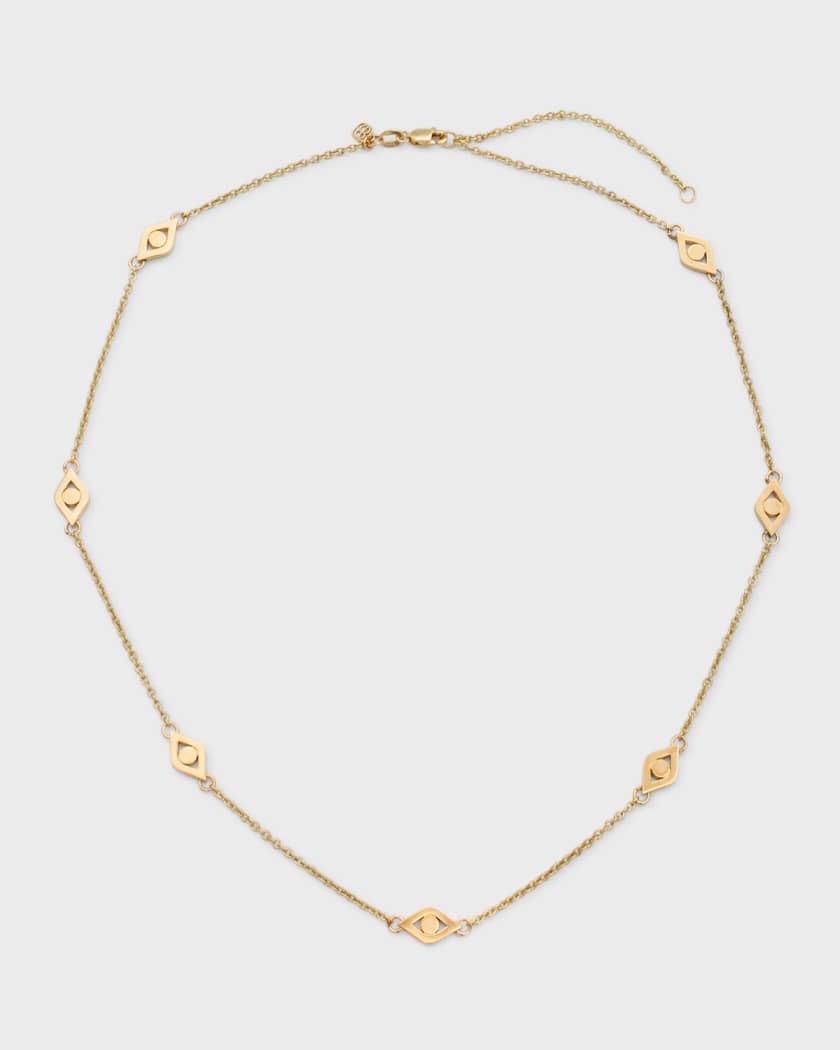 Neiman marcus shop evil eye necklace