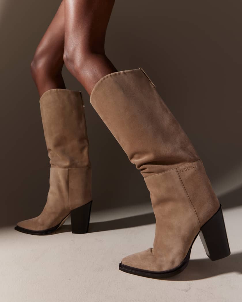 Jimmy Choo Cece Suede Knee Boots | Neiman Marcus