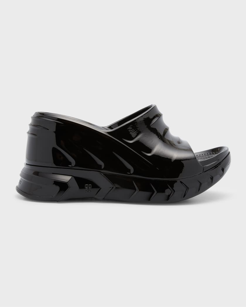 Givenchy Black Shearling Monogram Slippers Givenchy