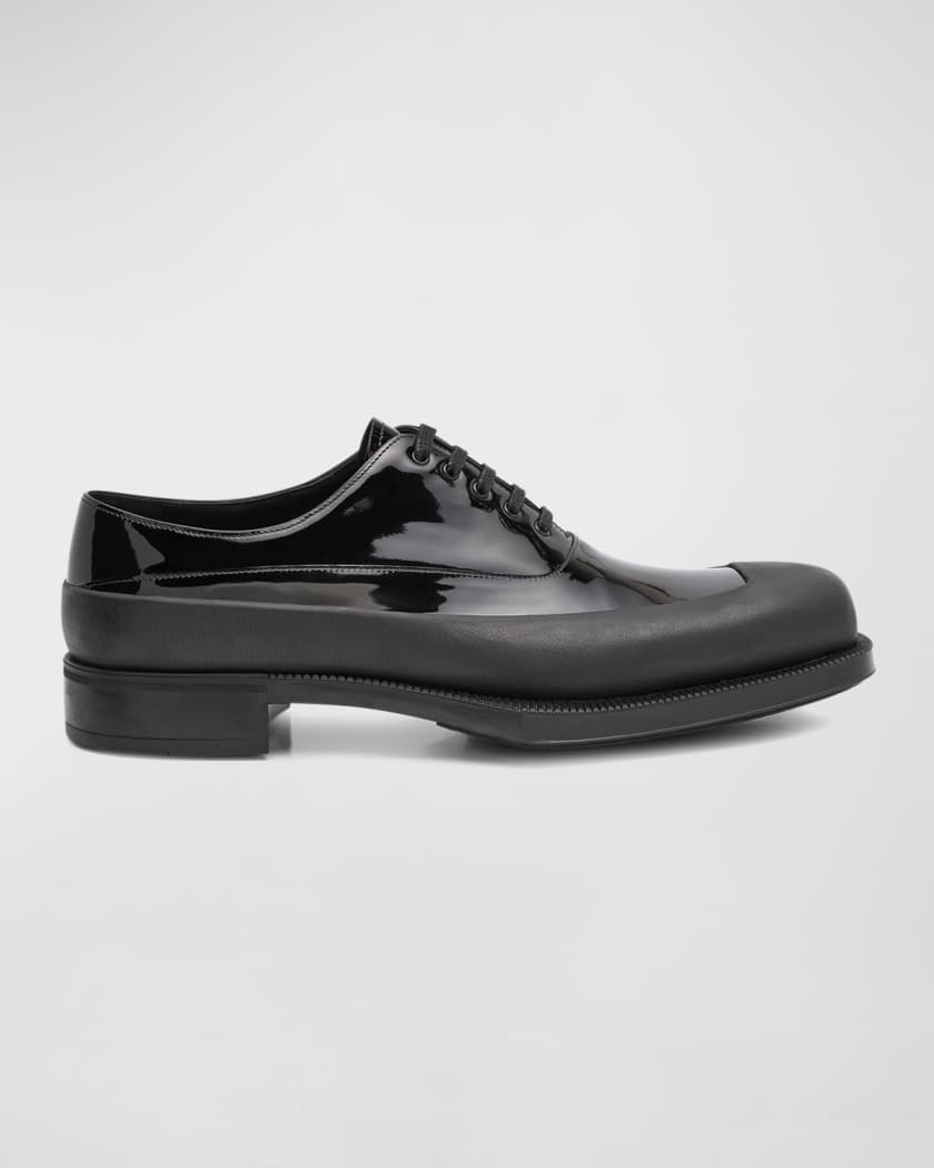Prada men's new arrivals dress shoes black