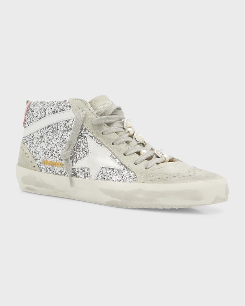 Golden goose 2025 mid star glitter