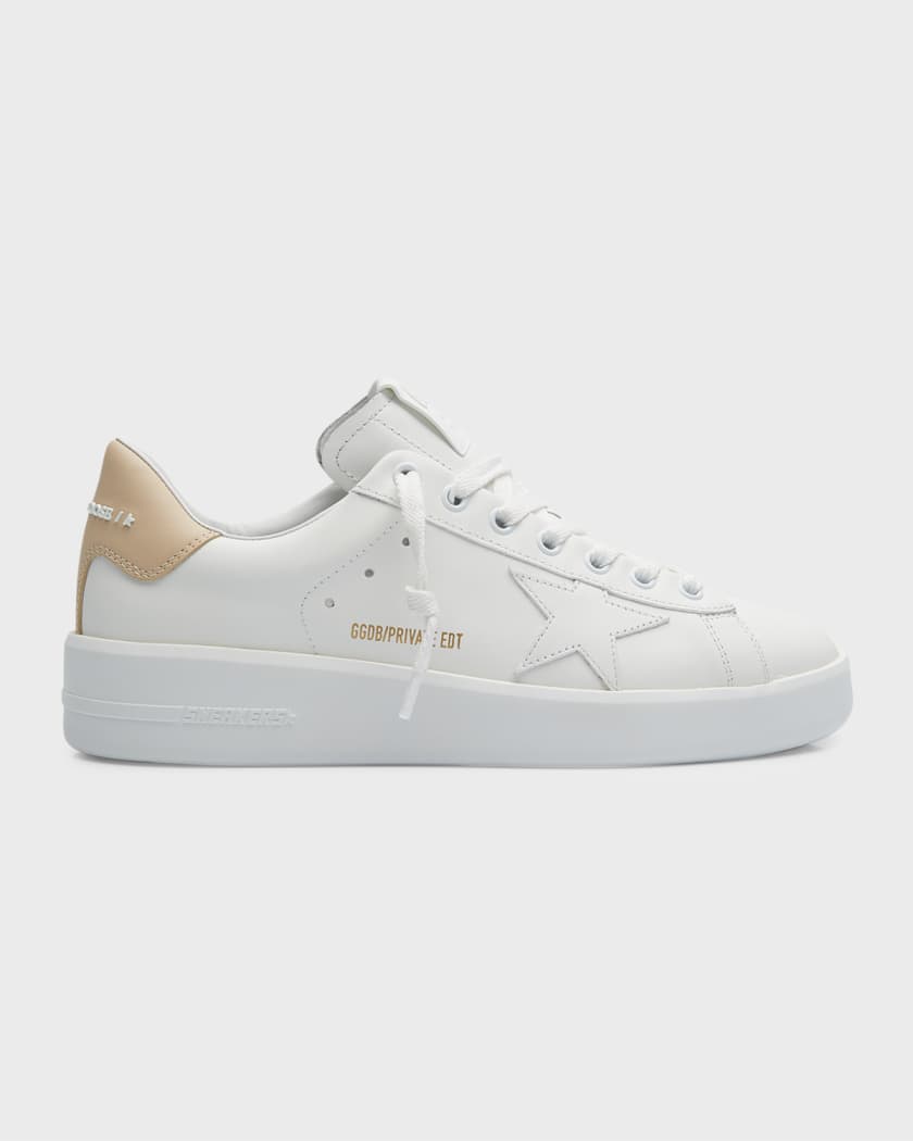 Pure Star Bicolor Leather Low-Top Sneakers