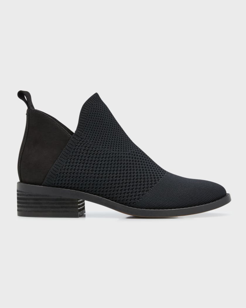 Eileen Fisher Rolla Knit Ankle Booties Neiman Marcus