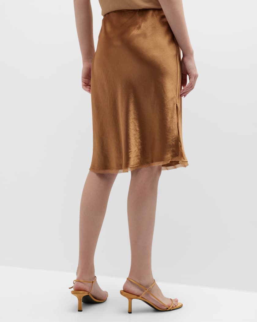 Knee length clearance slip skirt