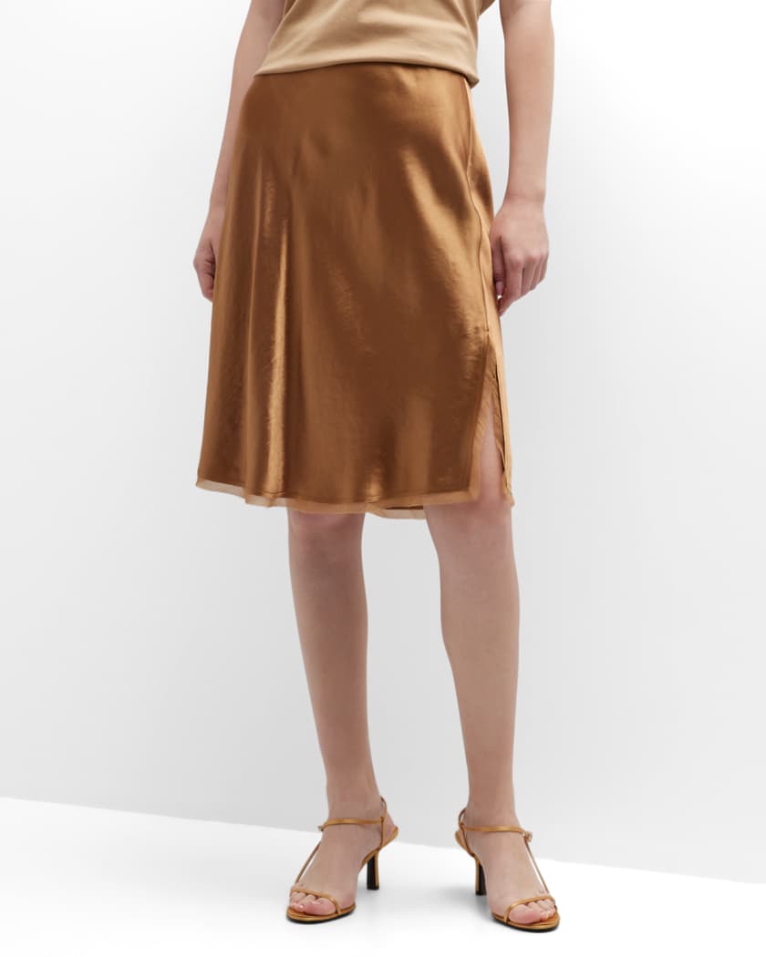 Knee length slip skirt clearance