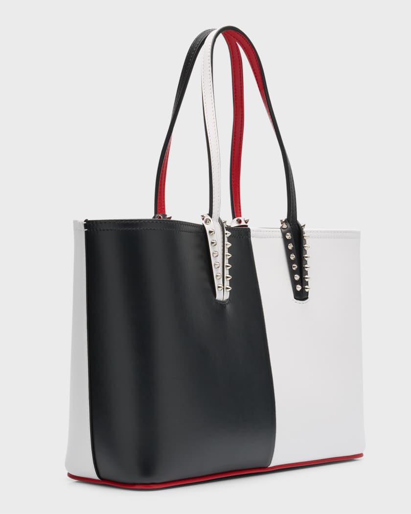 Cabata - Tote bag - Calf leather Loubinthesky print - Bianco