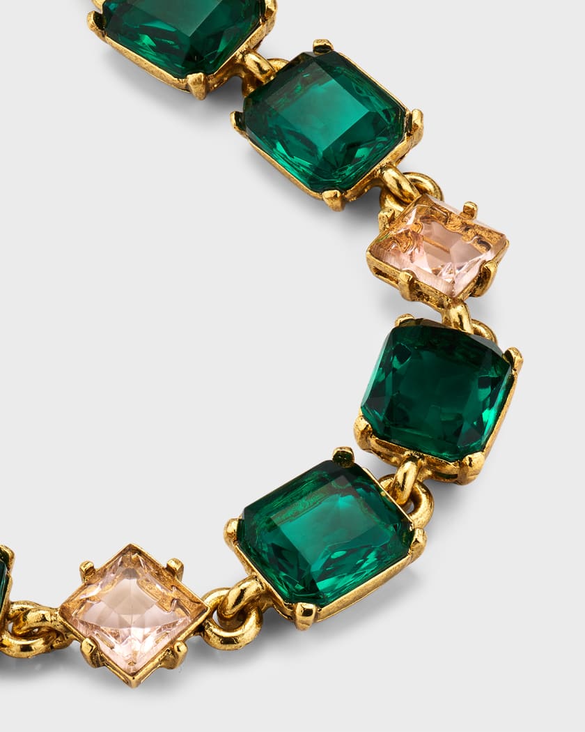 Oscar de la Renta Crystal and Ruby Statement Necklace - BOUTIQUE PURCH –  PauméLosAngeles