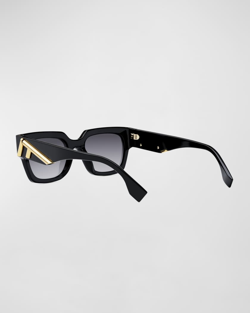 Fendi Square FF Pattern Acetate Sunglasses  Fendi sunglasses, Sunglasses  women designer, Sunglasses women oversized