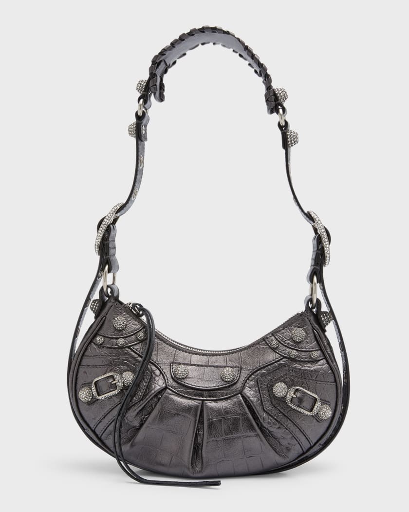 Dark grey Le Cagole small crossbody bag