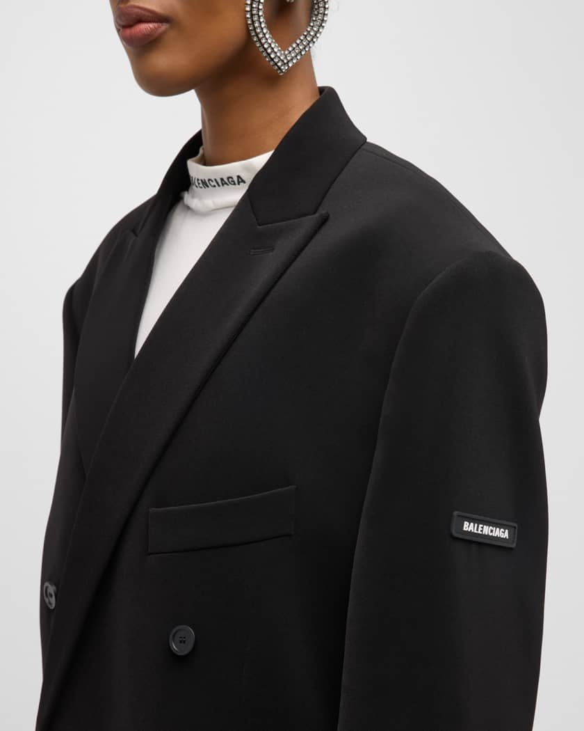 Balenciaga washed button-front jacket - Black